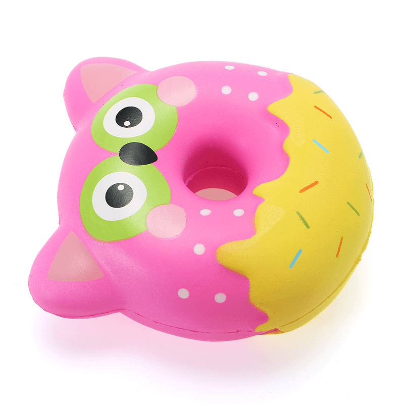 Squishy Factory Eulen-Donut, 10 cm, weich, langsam aufgehend, mit Verpackung, Sammlung, Geschenk, Dekoration, Spielzeug