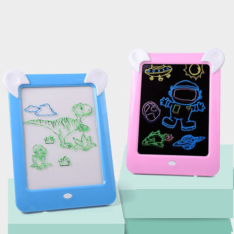 3D Magic Drawing Board Pad LED Writing Tablet Led Kids Adult Display Panel Luminous Tablet Pad Drawing Toy