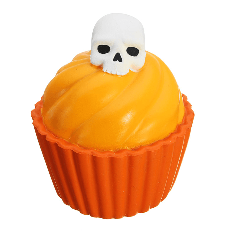 Yunxin Squishy Pumpkin Puff Cake Glow in Dark Halloween Slow Rising with Packaging Collection Gift