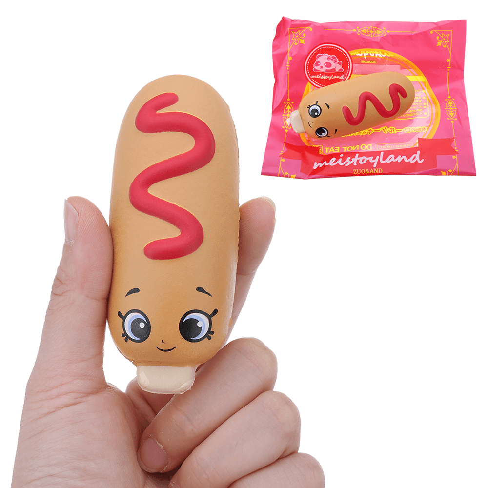 Hot Dog Squishy 8CM Slow Rising with Packaging Collection Gift Soft Toy