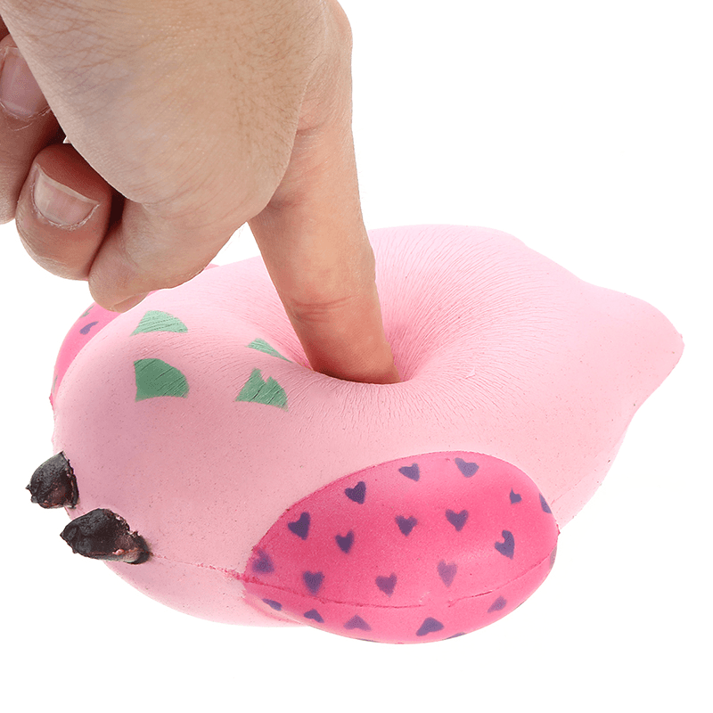 13 * 12 cm Squishy Owl Pink Weiches, langsam steigendes Tiersammlungsspielzeug