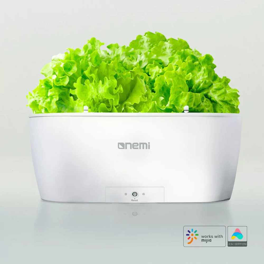 Onemi AI Intelligent Plant Growth Flowerpot Smart Vegetable Planting Machine Mijia APP Remote Control Self-Watering System Temperature Moisture Analyzer