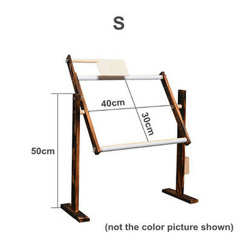 S/M/LKreuzstichrahmen Hoop Stickerei Regal Rack Verstellbarer Holzständer Desktop U