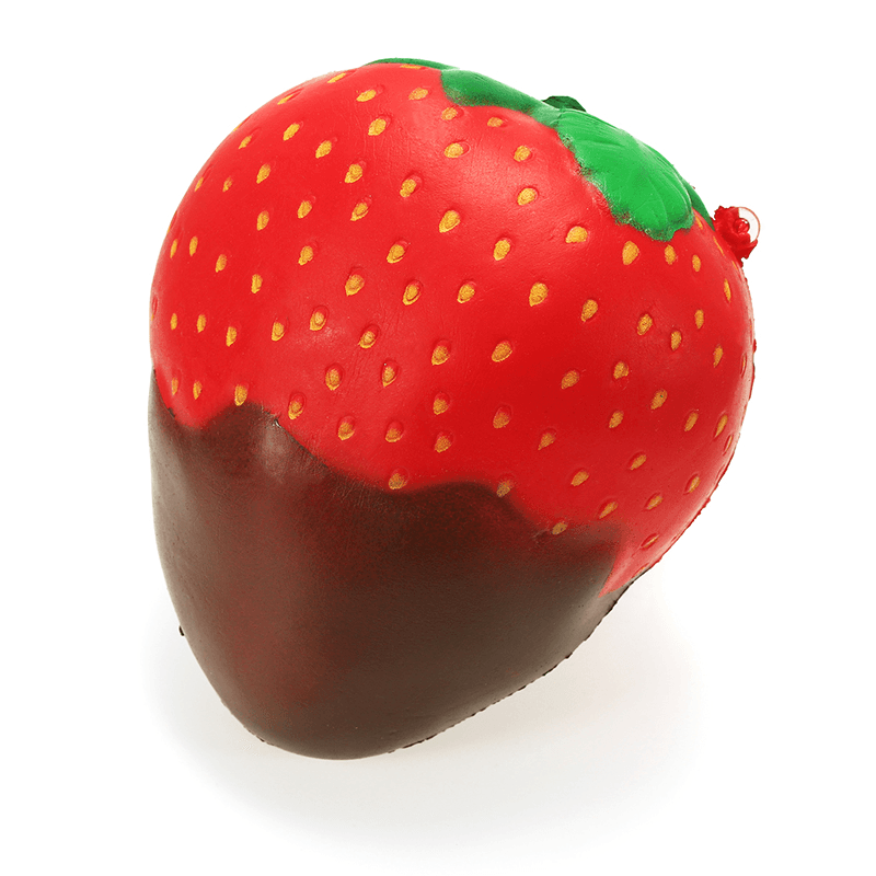 Squishy Rainbow Jam Chocolate Strawberry Jumbo 10Cm Soft Slow Rising Fruit Collection Gift Decor Toy