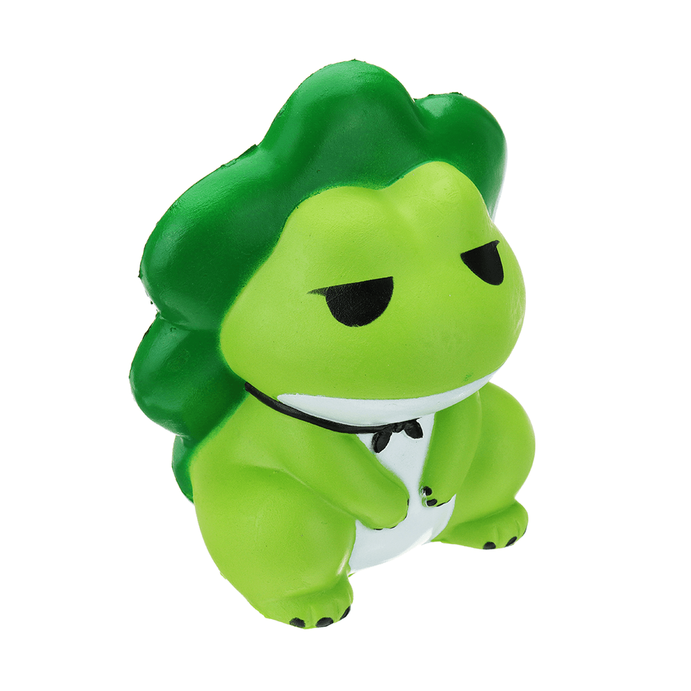 Frosch-Squishy, ​​15 cm, langsam aufsteigend, mit Verpackung, Sammlung, Geschenk-Stofftier