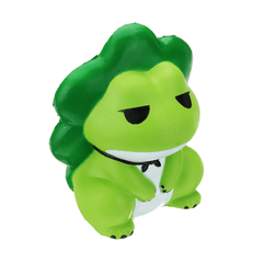 Frosch-Squishy, ​​15 cm, langsam aufsteigend, mit Verpackung, Sammlung, Geschenk-Stofftier