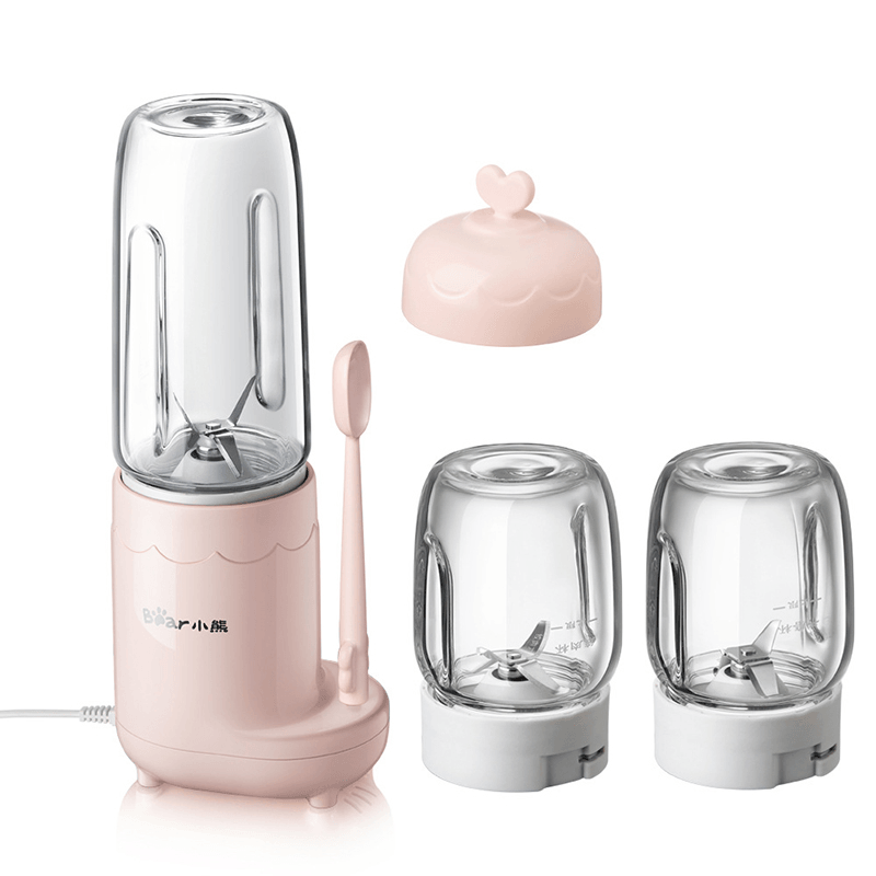 Bear LLJ-C04J1 200W 220V Portable Multi-Functional Baby Food Blender Juicer Machine Meat Grinder with 3 Cups