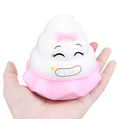 Purami Squishy Sweet Expressions Poo Jumbo 8CM Slow Rising Soft Toys with Packaging Gift Decor