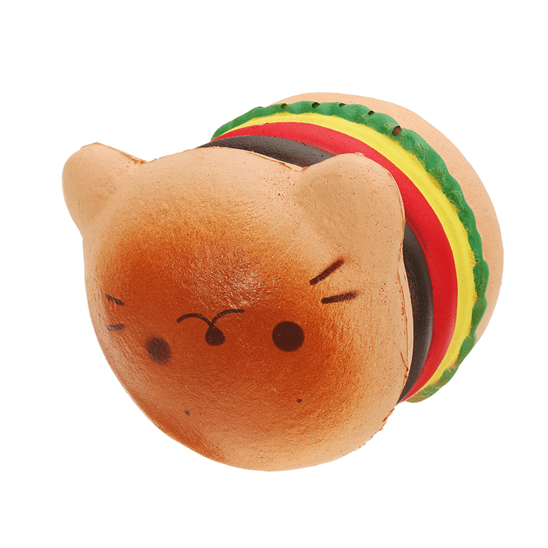 Seal Burger Squishy 7.5*9.5Cm Slow Rising Soft Collection Gift Decor Toy Original Packaging