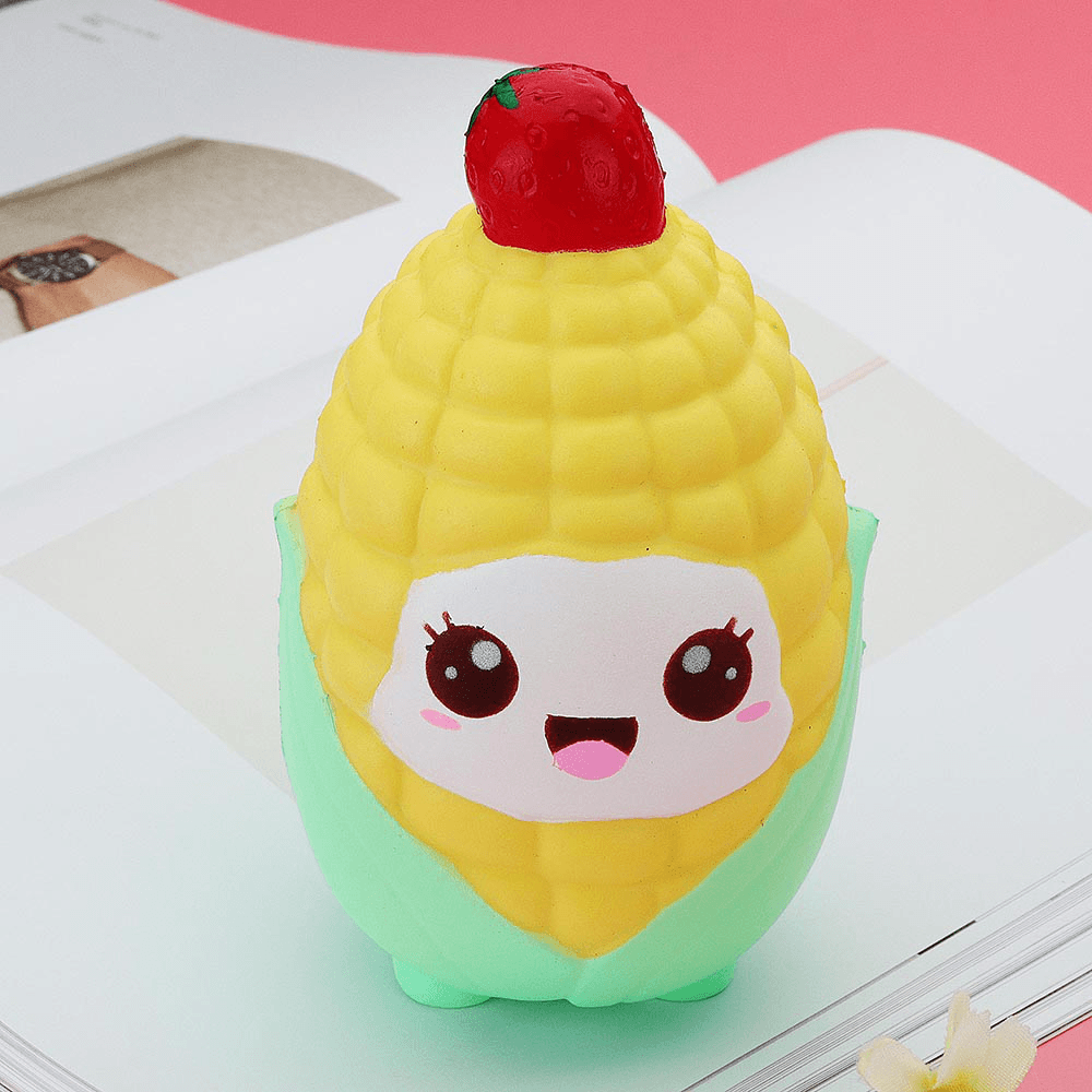 Corn Squishy 9 * 14.5 CM Levantamiento lento con empaque Colección Regalo Juguete suave