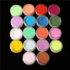 42 Colors Nail Art Set Manicure Kit Gel Polish Acrylic Glitter Powder File Tips Decoration Display