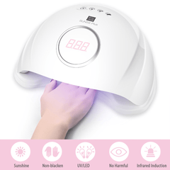 108W 72W SUN5S plus LED Pro UV Nail Lamp Light Polish Gel Dryer Curing Machine