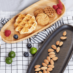 Chengshe Multifunctional Bamboo Saucer Tea Tray Fruit Plate Snack Plate Nut Plate from Ecological Chain