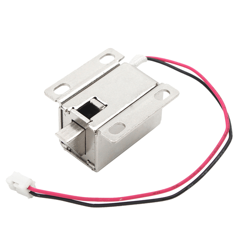 12V 0.34A Electronic Lock Catch Electric Release Assembly Solenoid for Door Gate Drawer