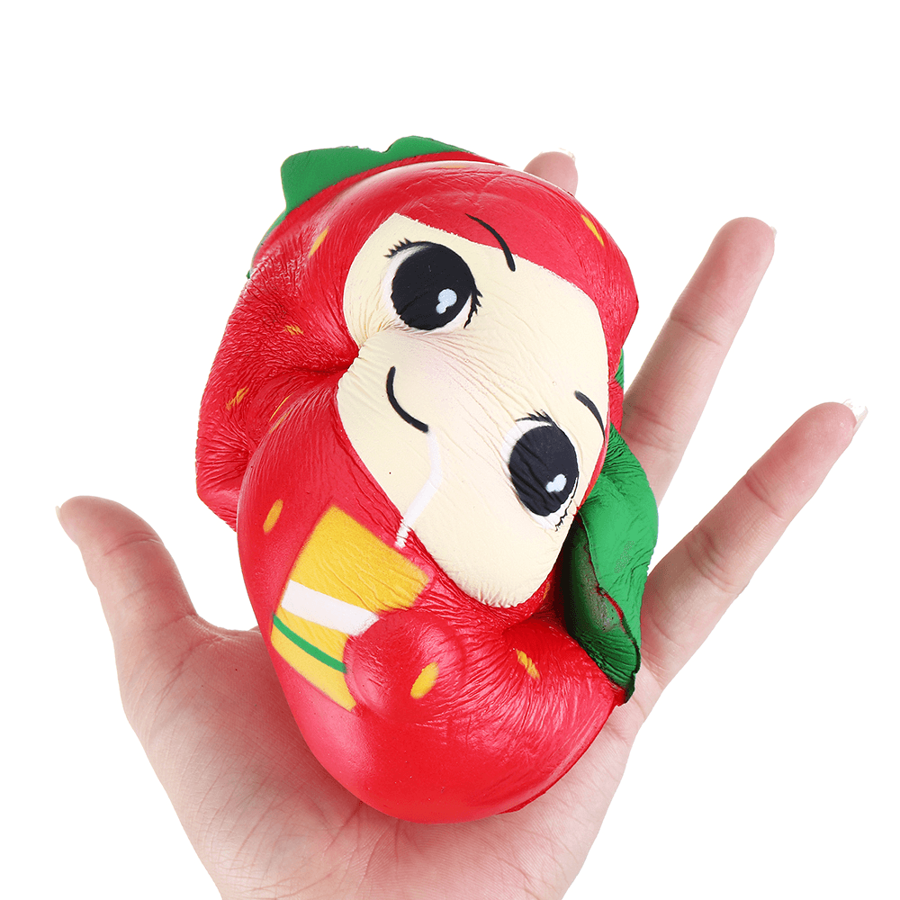 Squishy Strawberry Girl 13CM Slow Rising Rebound Toys with Packaging Gift Decor