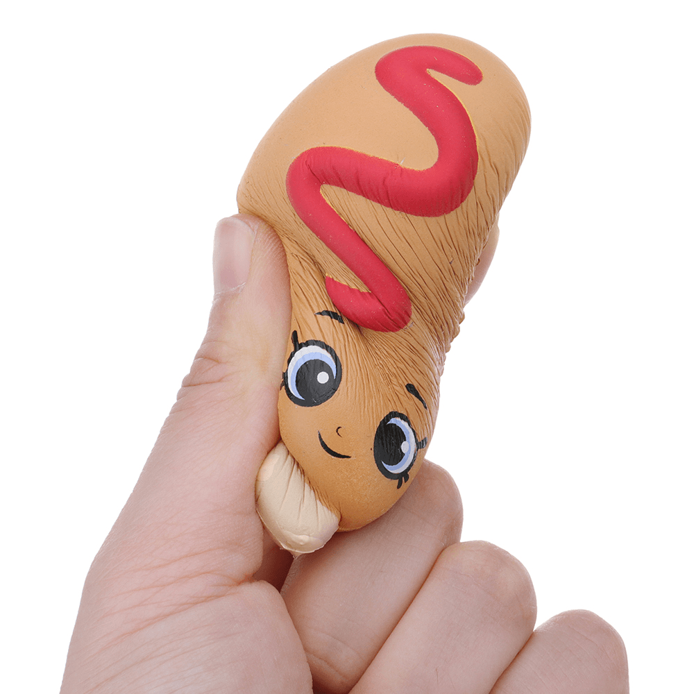 Hot Dog Squishy 8CM Slow Rising with Packaging Collection Gift Soft Toy