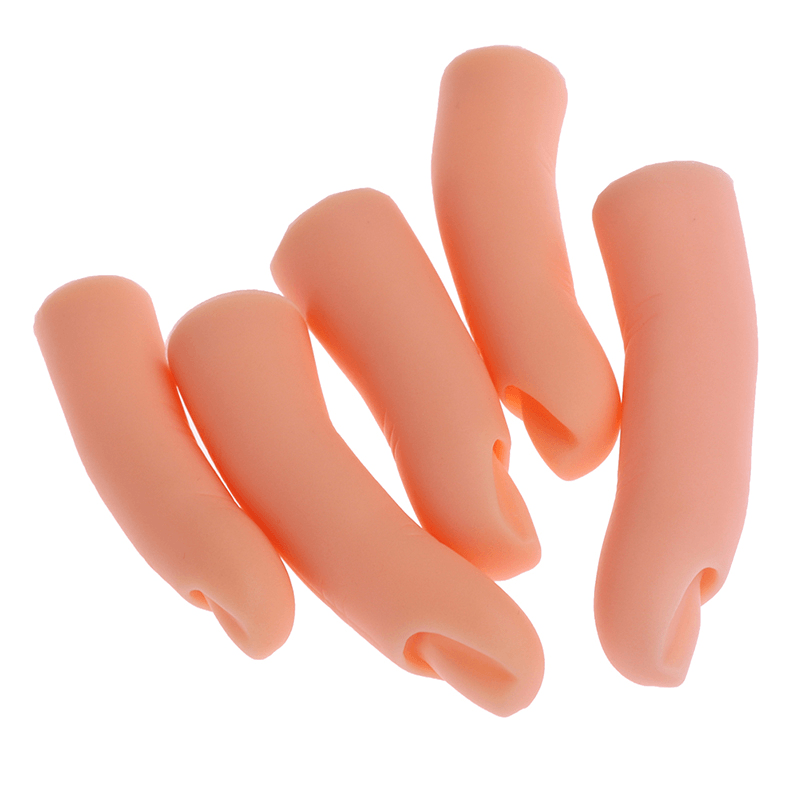 5Pcs Nail Art Trainer Practice Training Finger Model for Acrylic Gel Manicure Salon Tools