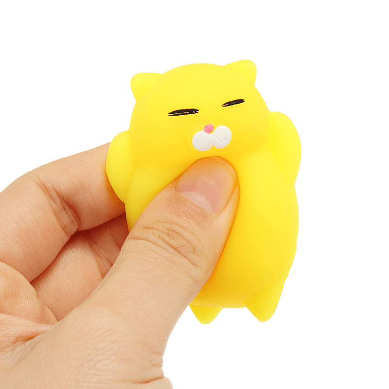 Mochi Kitten Cat Squishy Squeeze Cute Healing Toy Kawaii Collection Stress Reliever Gift Decor