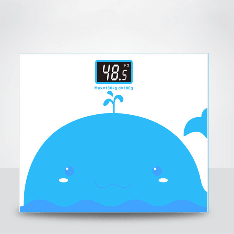 Cute Bathroom Scales Floor Body Scale Glass Electronic Digital Floor Scales Weight Balance Bariatric