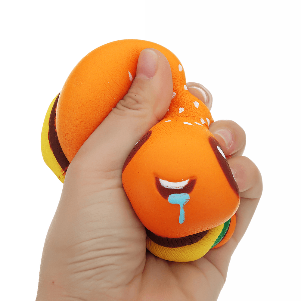 Burger Cat Squishy 8*8.5 CM Slow Rising Collection Gift Soft Fun Animal Toy