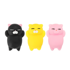 Mochi Kitten Cat Squishy Squeeze Cute Healing Toy Kawaii Collection Stress Reliever Gift Decor