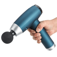 12V Matte Texture LCD Percussion Massager USB 7200R/Min Muscle Relief Sport Recovery 20 Speed Electric Massager with 8 Heads