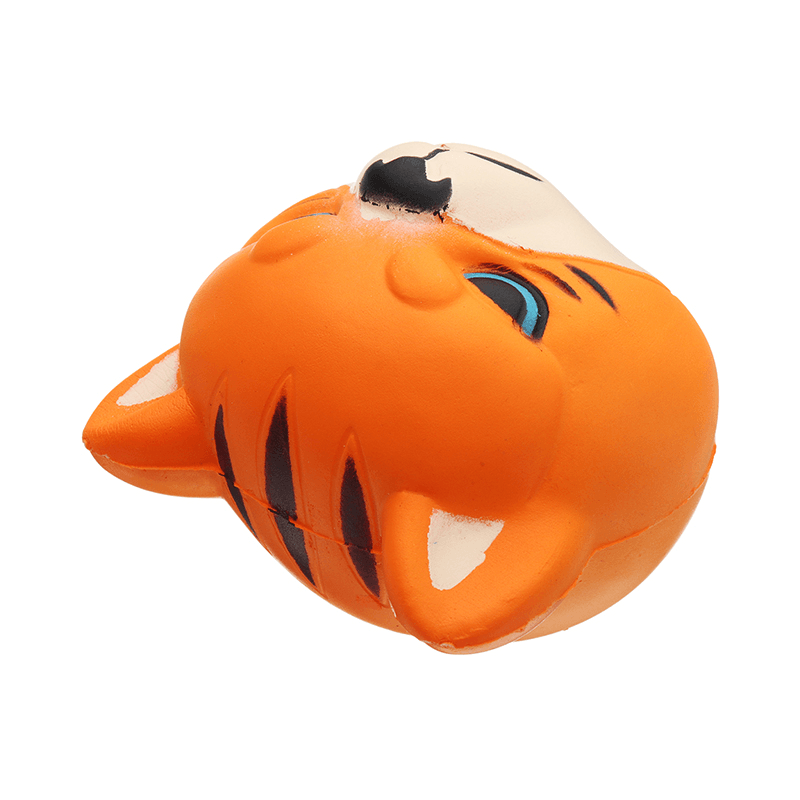 Tiger Squishy 8*7*6.5Cm Slow Rising with Packaging Collection Gift Soft Toy