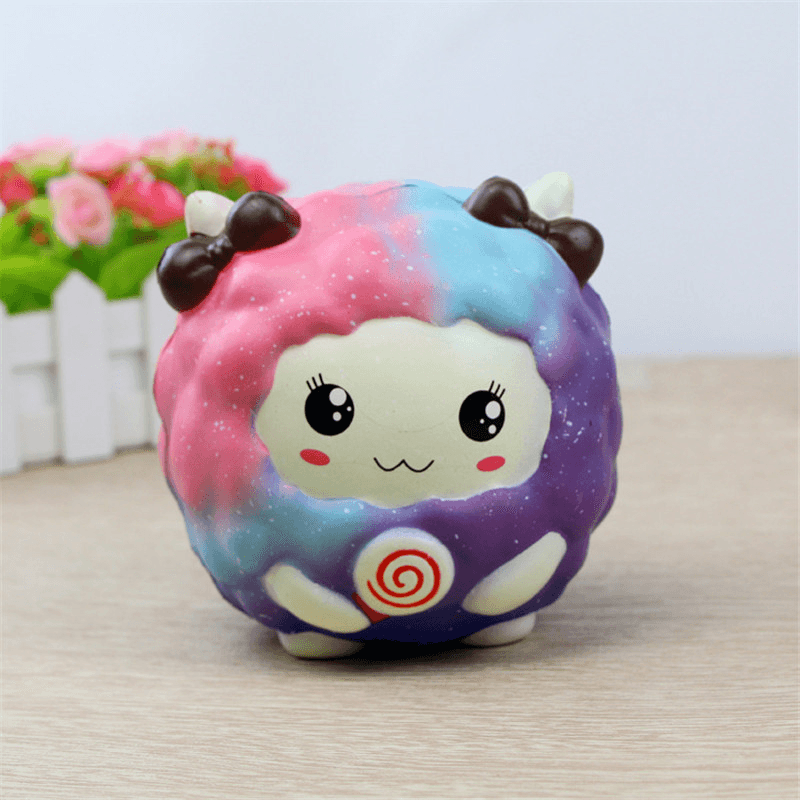 Squishy Sheep Lamb 12Cm Cute Slow Rising Original Packaging Random Face Collection Gift Decor Toy