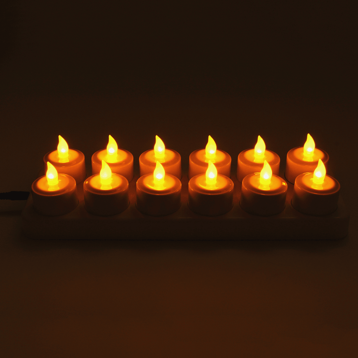 12 Remote Control Flameless LED Candle Flickering Tea Light Wedding Party Decor