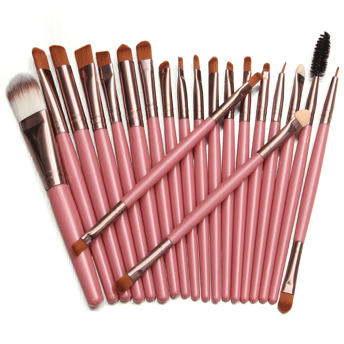 20Pcs Makeup Brushes Set Kit Blush Foundation Liquid Eyeshadow Eyeliner Comestic Powder