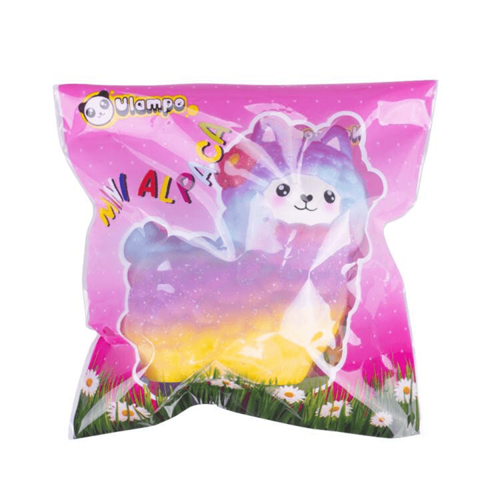 Vlampo Sheep Squishy Cute Alpaca Galaxy Slow Rising Scented Fun Animal Toys Gift