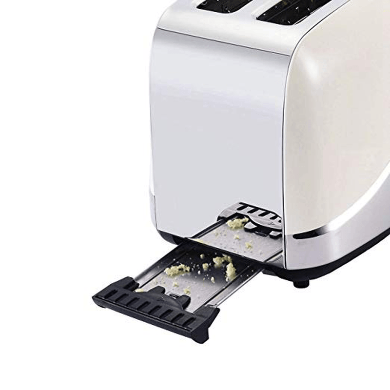 Fortune Candy 2 Slice Stainless Steel Toaster Wide Slot Bread Maker Temperature Control Toaster