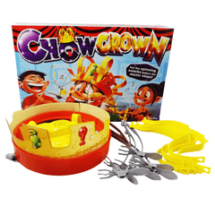 Kreative rotierende Chow Crowns Hut Spinning Crown Snacks Party Neuheit Eltern-Kinder Interaktives Spiel Witze Spielzeug für Kinder Erwachsene Geschenk