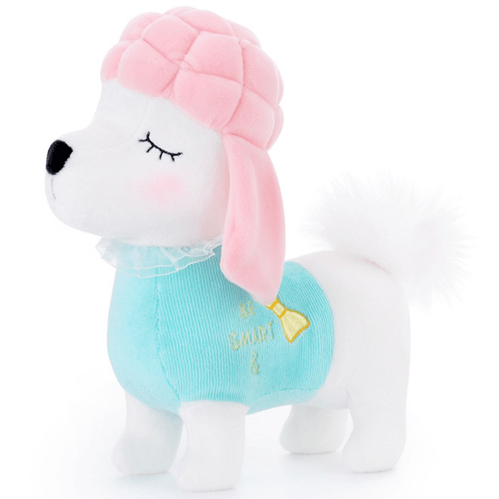 Metoo 24CM Poodle Dog Plush Toy Stuffed Cartoon Animal Doll for Baby Kids Birthday Gift