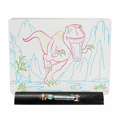 3D Magic Flashing Drawing Board Dinosaur Game for Kids Children Educational Christmas Gift Toys