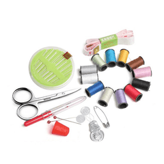 26Pcs Travel Sewing Kit Bag Emergencies Filled Sewing Tools Storage Bag with Scissor Needle Thread