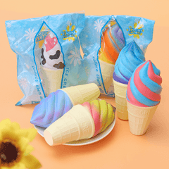 Squishy Ice Cream 15.4*6.2*6.2Cm Slow Rising with Packaging Collection Gift Soft Toy