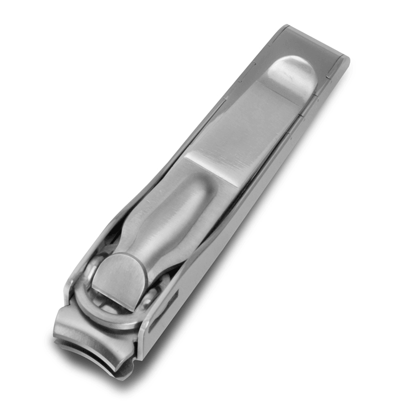 Y.F.M® Nail Catcher Clipper Fingernail Cutter anti Splash Stainless Steel Manicure Tool Curved File