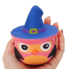 Squishy Pumpkin Bird Slow Rising Toy Kids Fun Gift Party Decor Phone Pendant