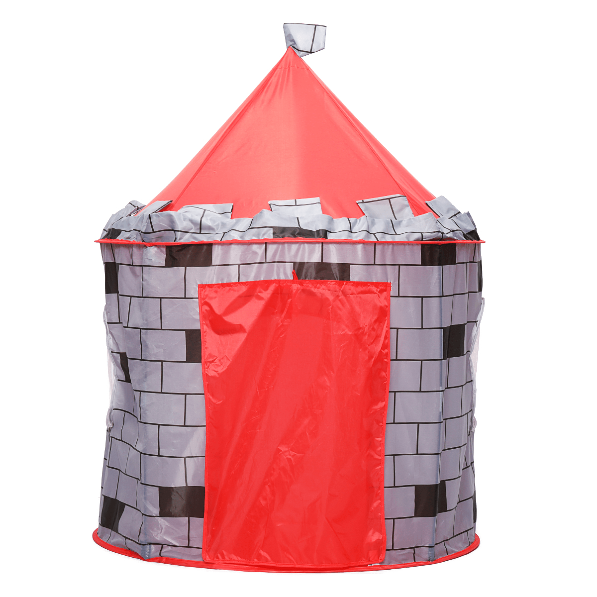 Knight Themed Folding Castle Pops up Tent Play Toys for Kids Indoor Outdoor Playhouse Gift