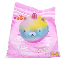 Cute Soft Rainbow Unicorn Whale Strawberry Squishy Charm Decompression Gift Toy