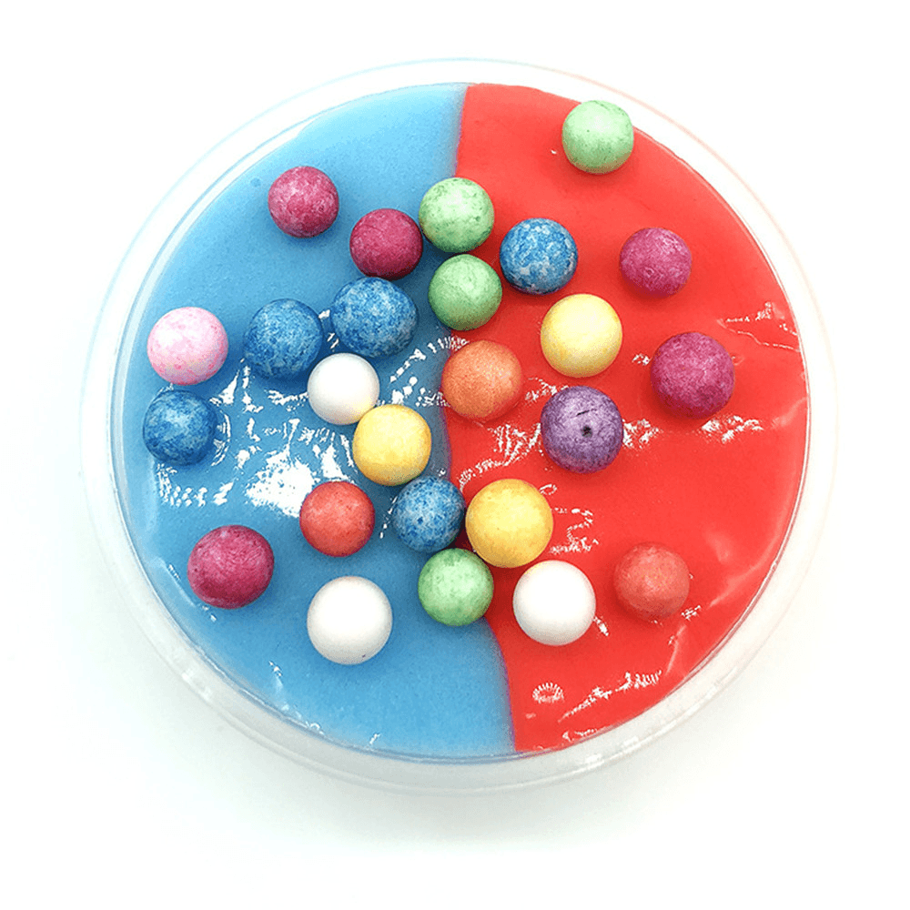 60ML Multicolor Cotton Plasticine Slime Mud DIY Gift Toy Stress Reliever