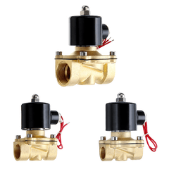 1/2 3/4 1 Inch 220V Electric Solenoid Valve Pneumatic Valve for Water Air Gas Brass Valve Air Valves