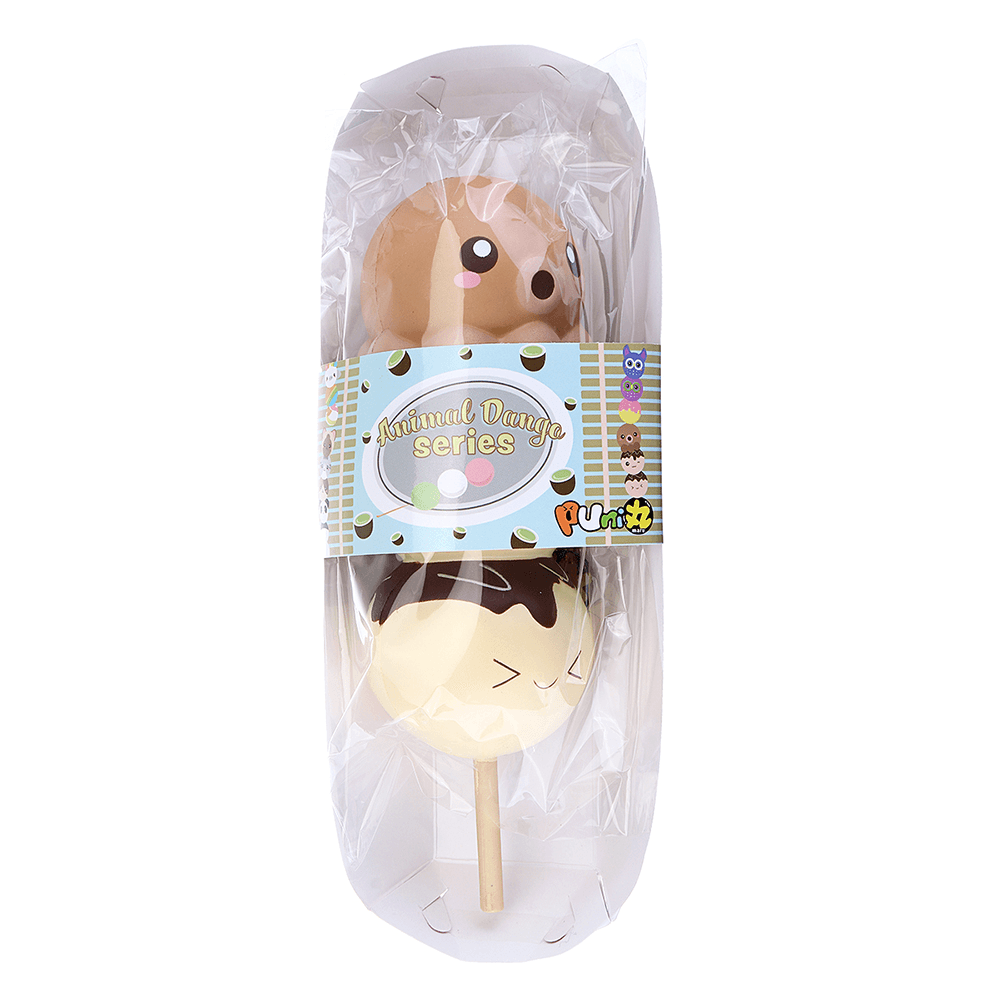 Puni Maru Yummiibear Squishy 8.27'' Dango Takoyaki Octopu Balls Cuttlefish Slow Rising Toy Licensed Tag