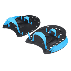 1 Pair Kid Adult Swim Swimming Silicone Hand Paddles Training Glove Workout Pool Aid