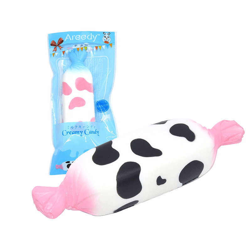 Areedy Squishy Creamy Candy Milk Sweets Licensed Slow Rising with Original Packaging Cute Kawaii Gift