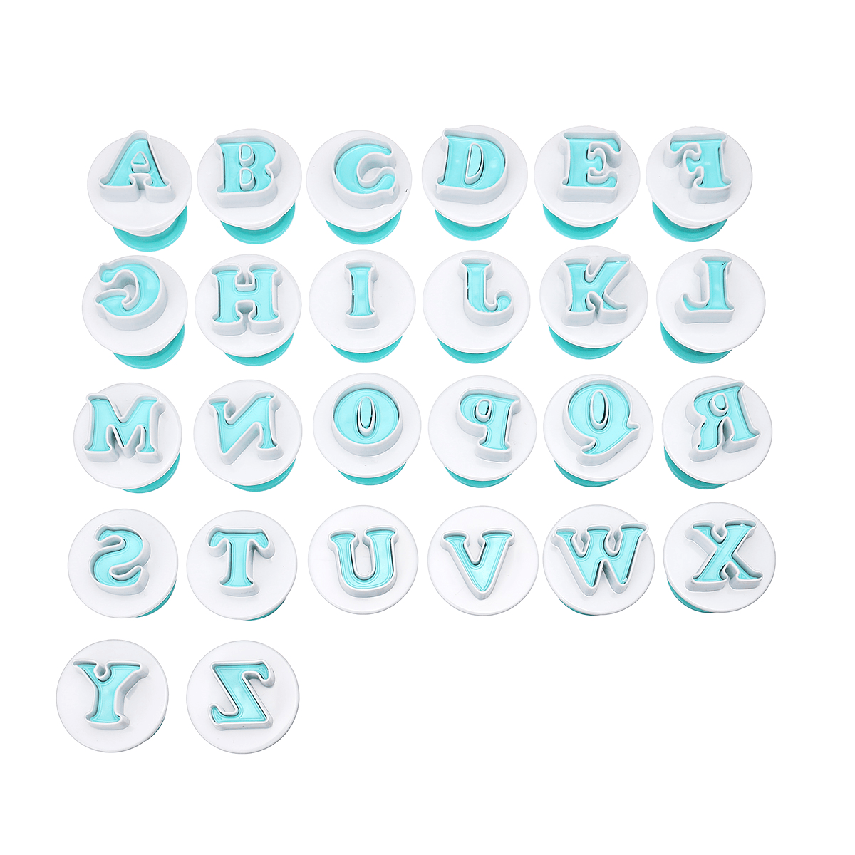 Alphabet-Buchstaben-Zahlen-Fondant-Kuchenschneider, Keksform, Zuckerhandwerk, Dekorationen