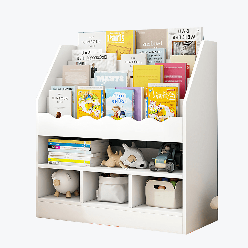 Children'S Room Bookshelf Picture Book Stand Simple Newspaper Rack Shelf Household Storage Rack Simple Primary School Bookcase for Home