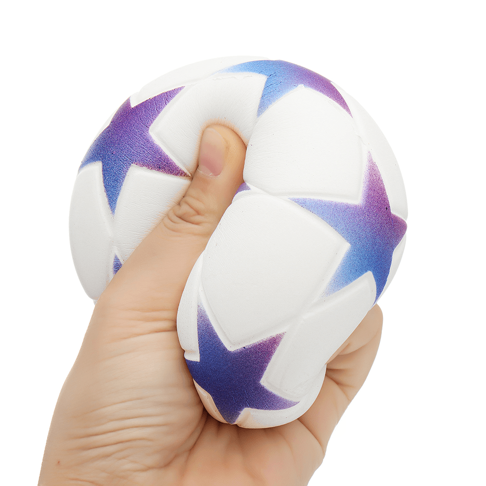 Star Football Squishy 9.5Cm Slow Rising with Packaging Collection Gift Soft Toy