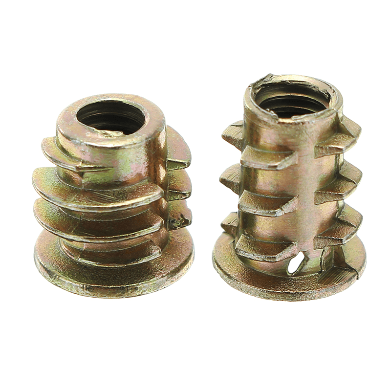 Suleve M6ZN1, 50 Uds., M6, muebles de madera de aleación de Zinc, cabeza hexagonal, tuerca de inserción roscada de 8Mm-25Mm